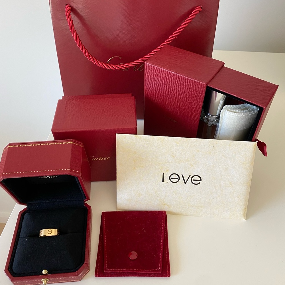 RELIST - FULL SET Cartier Love Band